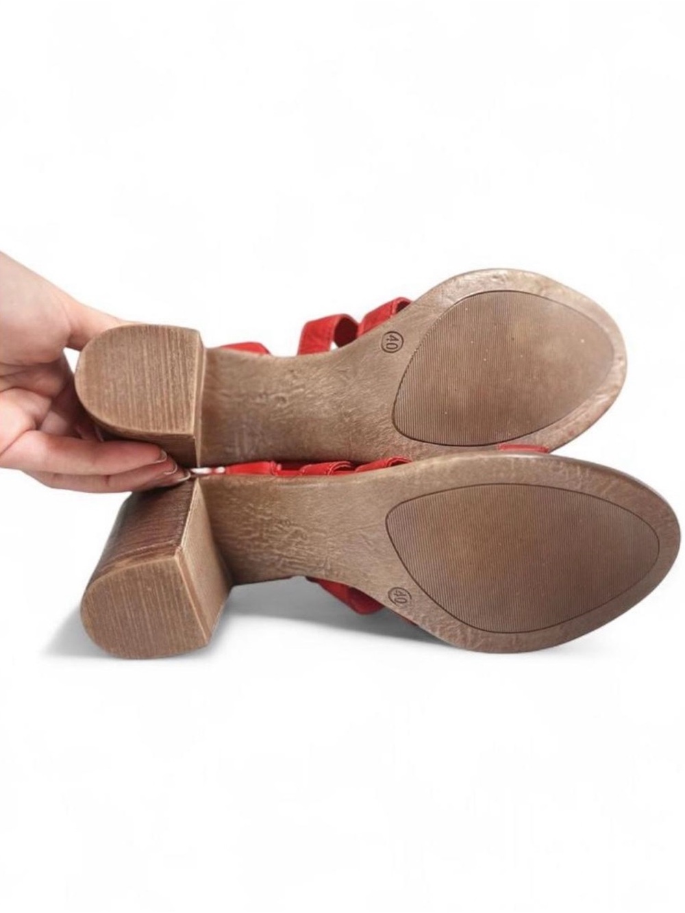 2008 Vintage Bueno | Soft Italian Leather Lace-Up Heeled Sandals - Picture 8 of 8